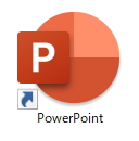 PowerPoint2016のアイコンのイメージ